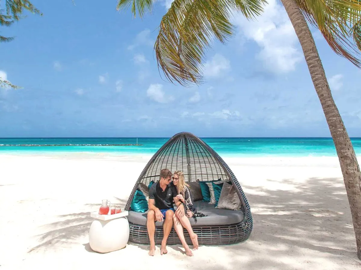 2514 couple beach barbados